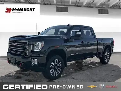 The 2023 GMC Sierra 2500 AT4 includes four-wheel drive, heated and ventilated front seats, a heated...