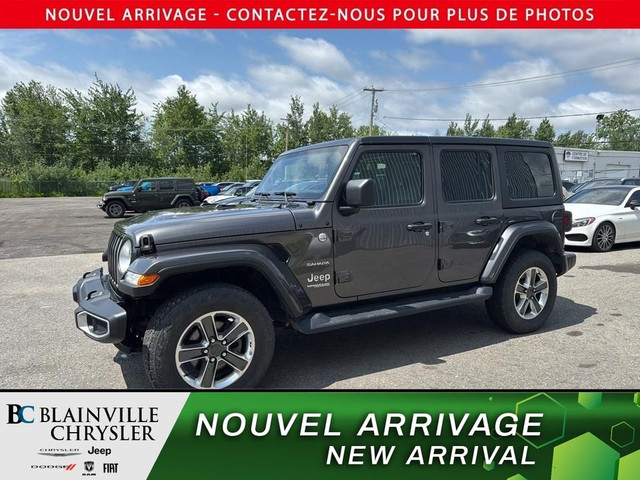 2021 Jeep Wrangler UNLIMITED SHAHARA CUIR CHAUFFANT NAV CRUISE in Cars & Trucks in Laval / North Shore