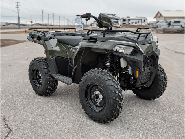 2025 Polaris Sportsman 570 // Sage Green w/ Rear Rack Extender in ATVs in Winnipeg - Image 3