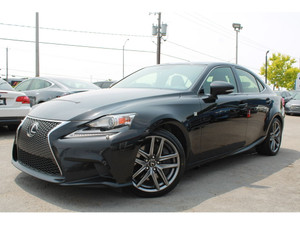 2015 Lexus IS AWD, CUIR ROUGE, MAGS, A/C, NAVIGATION, BLUETOOTH