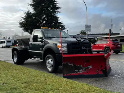 2012 Ford F-550 Regular Cab Dually Diesel 4WD Plow Spreader 6.7L V8 OHV 16V DIESEL engine $36,840 +...