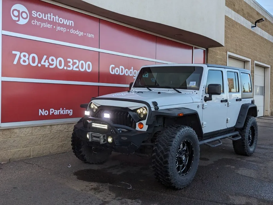 2014 Jeep Wrangler Unlimited UNLIMITED SPORT IN WHITE EQUIPPED W
