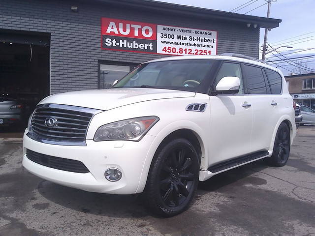 **INFINITI QX56 4WD CAM 360 GPS 2012**7 PLACES**JAMAIS ACCIDENTE in Cars & Trucks in Longueuil / South Shore