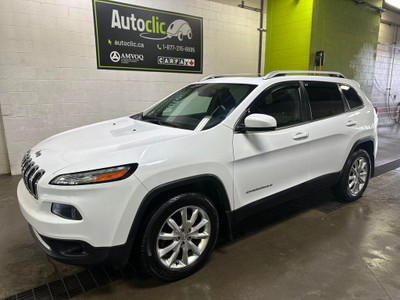  2014 Jeep Cherokee 4WD Limited CUIR TOIT PANO CAMERA DE RECUL