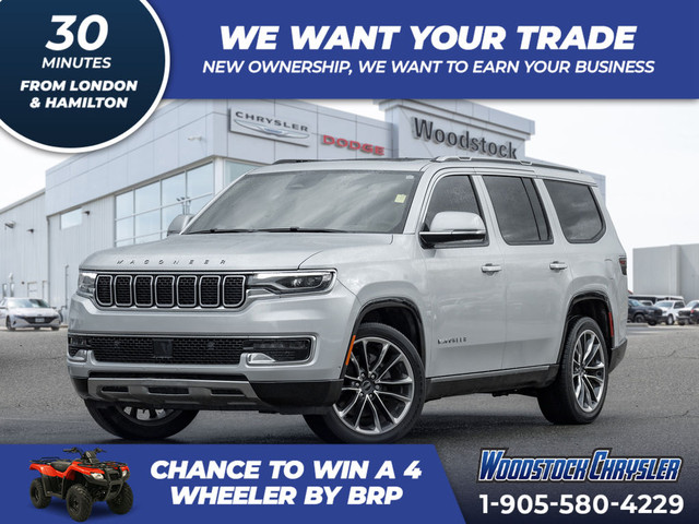 2022 Jeep Wagoneer SERIES ||| | 4X4 | PREMIUM GROUP | APPLE CARP in Cars & Trucks in Woodstock