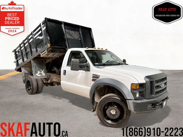 2009 Ford F-550 11FT DUMP BOX! 4X4! DIESEL! SIDES REMOVABLE! in Cars & Trucks in Mississauga / Peel Region