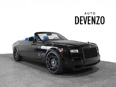 2014 Rolls-Royce Phantom Drophead Coupe, Finished in Diamond Black on Blue Interior, Black Fabric To...