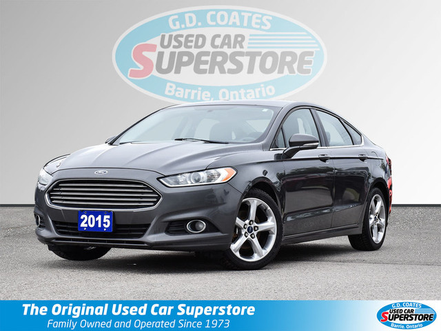 2015 Ford Fusion SE ~Heated ~Alloy wheels ~A/C ~Backup Cam in Cars & Trucks in Barrie