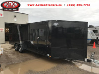 DRIVE IN/OUT ALUMINUM 7' x 29' MULTI-USE SNOWMOBILE TRAILER!!