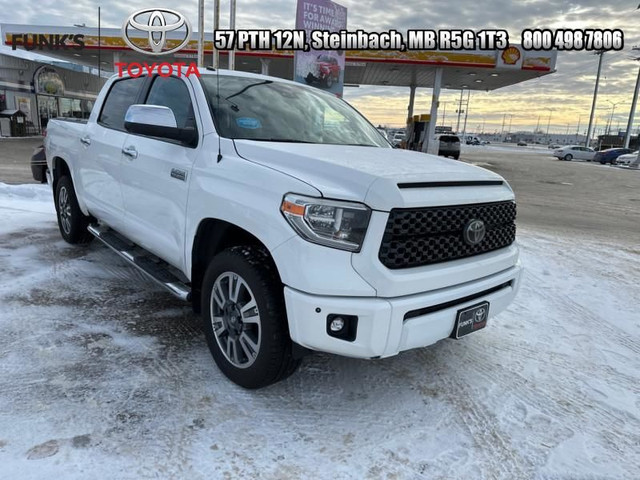 2018 Toyota Tundra Platinum - Navigation - Sunroof in Cars & Trucks in Winnipeg