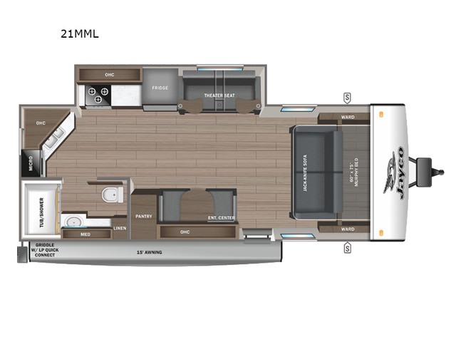 2024 Jayco Jay Feather 21MML in Travel Trailers & Campers in City of Montréal - Image 2