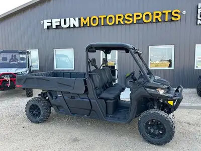 Unit includes sound system, front LED light bar and a bed that's ready to work! 2022 Can-Am Defender...