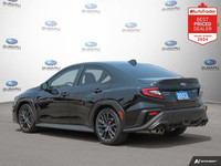 New Price! Odometer is 6529 kilometers below market average! Black 2023 Subaru WRX Sport Sport | Low... (image 2)