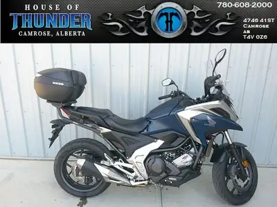 The NC750X DCT is Honda’s go-to adventure‑style road bike with a commuter‑friendly twist—automatic s...