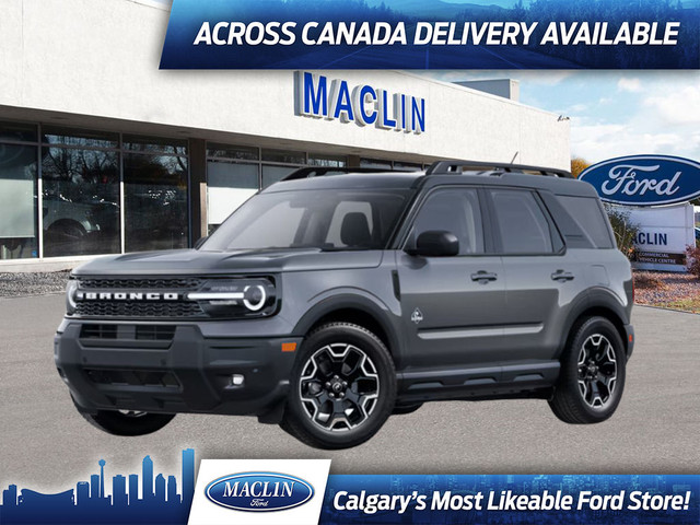 2025 Ford Bronco Sport OUTER BANKS | REVERSE CAM SYSTEM | REMOTE in Cars & Trucks in Calgary
