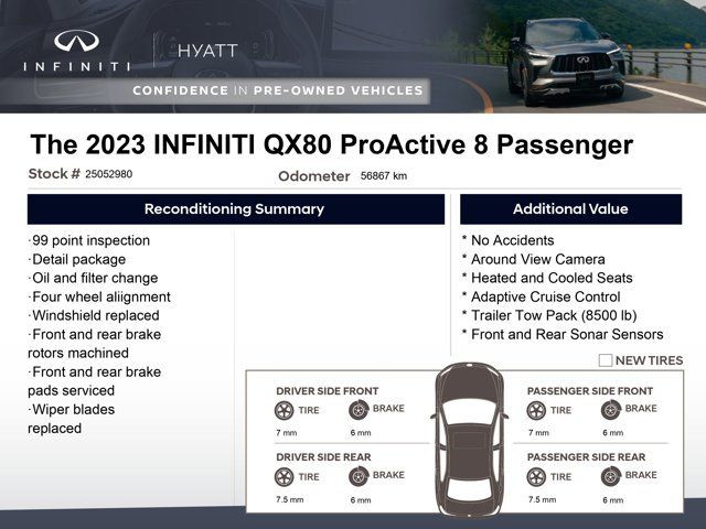 2023 INFINITI QX80 ProActive 8Pass - 360 in Cars & Trucks in Calgary - Image 2