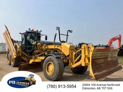 2018 Caterpillar 140M AWD VHP Plus Motor Grader CHOICE OF 5 UNITS Air conditioned cab, Air ride seat...