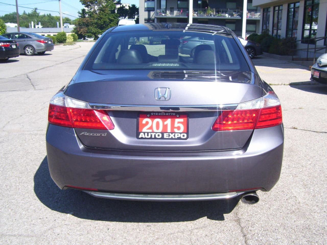  2015 Honda Accord EX-L,Certified,Leather,BLuetooth,Sunroof,Allo in Cars & Trucks in Kitchener / Waterloo - Image 4