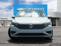 This 2021 Volkswagen Jetta Highline shines with its sleek Pure White exterior and luxurious Titan Bl... (image 1)