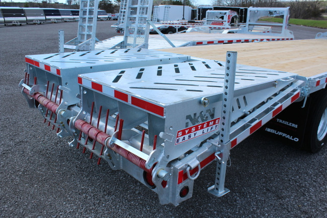 2024 N&N BUFMAX225G24KD Buffalo Max Flat Deck Trailer in Cargo & Utility Trailers in Trenton - Image 4
