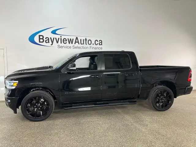 2022 RAM 1500 Sport SPORT/4WD/CREW/22" WHEELS/BLACK/OFF 1 OWN... in Cars & Trucks in Belleville - Image 2