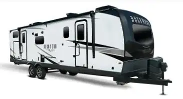 Forest River Rockwood Ultra Lite travel trailer 2608BS highlights: Front Kitchen Dual Entry Fireplac...