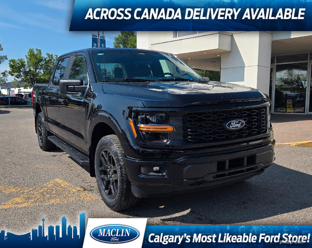 2025 Ford F-150 STX | BLACK APP PKG | MOBILE OFF PKG | BLIS in Cars & Trucks in Calgary