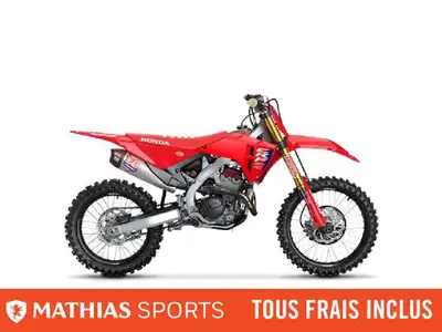 Concessionnaire des véhicules neufs et d'occasion. Motocross HONDA CRF250RWE 2025 Mathias Sports est...