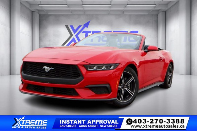 2024 Ford Mustang EcoBoost Premium Convertible NO FEES! in Cars & Trucks in Calgary