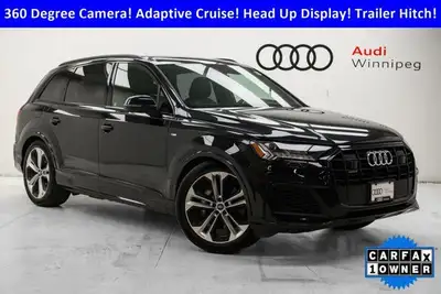 Locally owned & serviced 7 passenger SUV! This Carfax 1 owner local 2021 Audi Q7 with Quattro All-Wh...