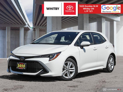 2020 Toyota Corolla Hatchback FWD / One Owner / Front Sport Buck