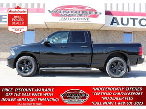 2023 RAM 1500 EXPRESS/SPORT NIGHT EDITION 4X4, LOADED, AS NEW!