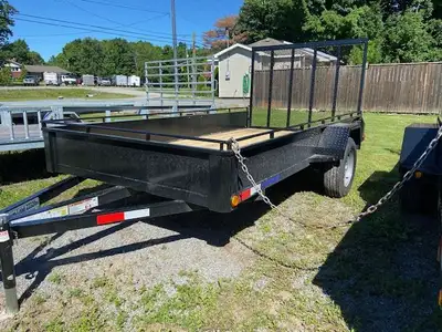 Black's Corners Motorsport The Bearco 5x10 Steel Utility Trailer is a rugged, Canadian-built option...