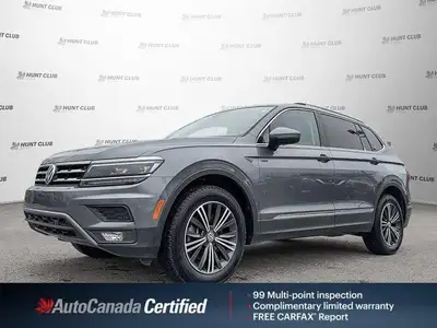 Command attention with this 2020 Volkswagen Tiguan Highline SUV. Boasting a luxurious interior and i...