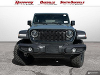 2025 JEEP WRANGLER 4-DOOR WILLYS 4X4 Anvil Exterior Paint Cloth Low Back Bucket Seats 2L Turbocharge... (image 1)