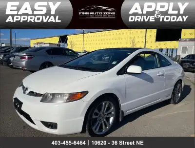 2008 Honda Civic Si – Sporty, Fun, and Low Mileage Coupe! AM/FM - 2.0L 4-Cylinder - Manual Transmiss...