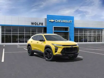 Kick off your summer adventures with the 2025 Chevrolet Trax FWD ACTIV, painted in an eye-catching N...