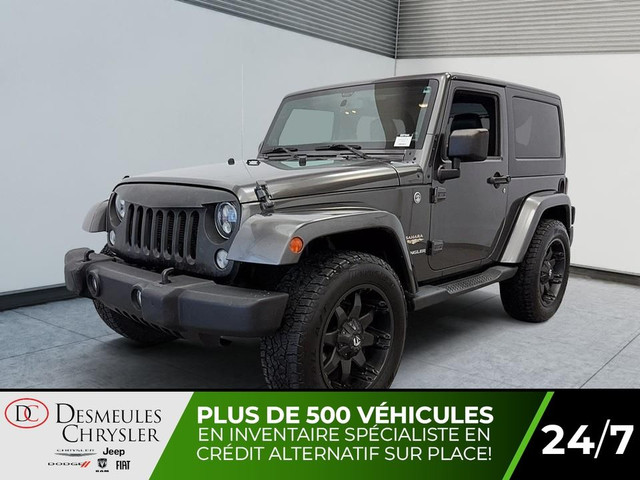 2014 Jeep Wrangler Sahara 2 portes 4x4 Cuir Air climatise Cruise in Cars & Trucks in Laval / North Shore