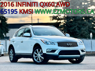 2016 Infiniti QX50 ONE OWNER/NO ACCIDENTS/65195 KMS/CERTIFIED!