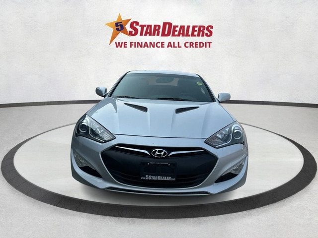 2015 Hyundai Genesis Coupe 2dr V6 Man R-Spec CERTIFIED WE FINANC in Cars & Trucks in London - Image 2