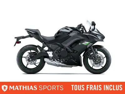 Concessionnaire des véhicules neufs et d'occasion. Sportive KAWASAKI Ninja 650 2025 Construite pour...