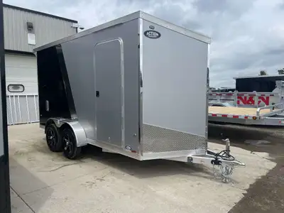 LEGACY SERIES ALL ALUMINUM FRAME 7' X 14' TANDEM AXLE CARGO W/ RAMP DOOR AND POLYCORE PANEL UPGRADE!...