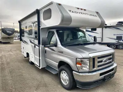 Embark on your next journey with the Adventurer 19RD Class C Motorhome. This gas-powered motorhome c...