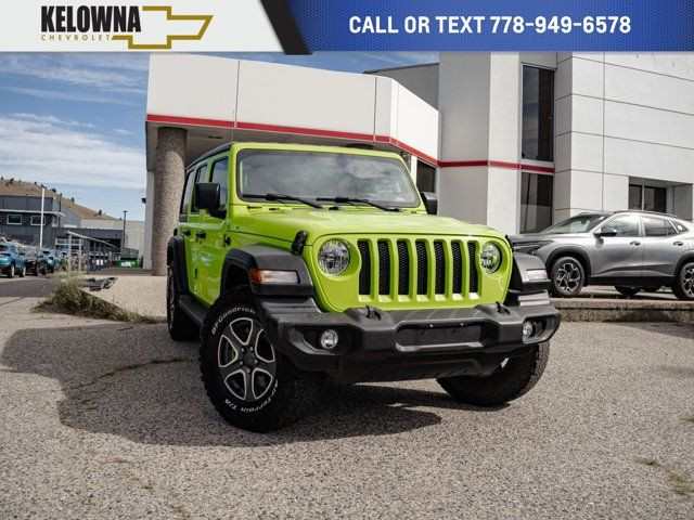 2021 Jeep Wrangler Unlimited Sport S 4x4 in Cars & Trucks in Kelowna