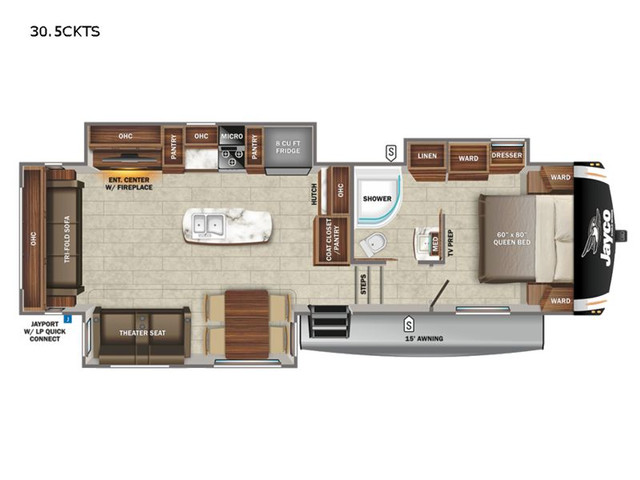 2023 Jayco Eagle HT 30.5CKTS in Travel Trailers & Campers in Ottawa