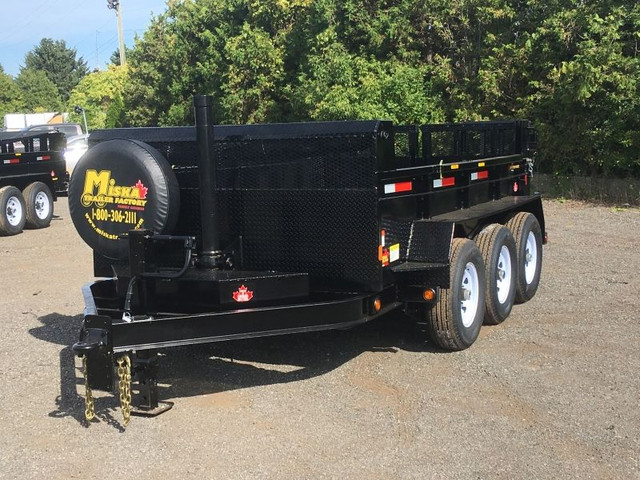 Miska 10 Ton Dump Trailer - Loaded with Features in Cargo & Utility Trailers in Ottawa