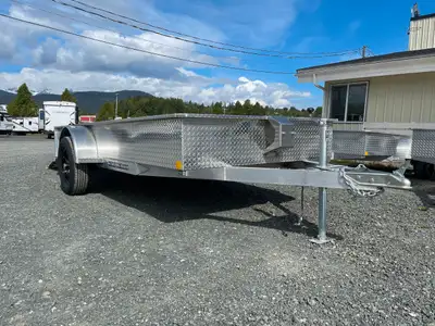UASS 66x12 Stronghaul Trailer, Utility Style, Aluminum Frame, Single Axle, Solid side Trailer. Paylo...