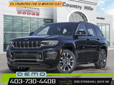  2023 Jeep Grand Cherokee Overland MANAGERS DEMO | Dual DVDs | M