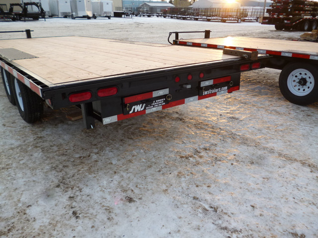 2024 SWS 20' DOW Trailer w/ Pull Out Ramps (2) 7K Axles in Heavy Equipment in Edmonton - Image 3