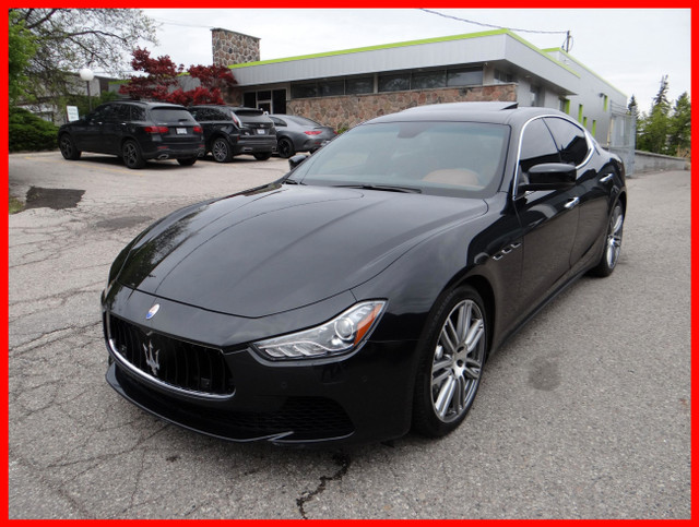 2014 Maserati Ghibli S Q4 AWD*HARMAN-KARDON/NAVI/BACKUP CAM/LEAT in Cars & Trucks in City of Toronto - Image 2